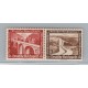 ALEMANIA 1936 ESTAMPILLAS SE-TENANT ZUSAMMENDRUCKE NUEVAS MINT